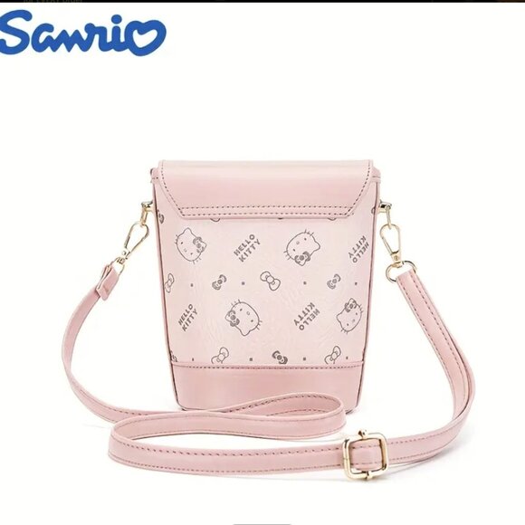 Helly Kitty Cross Body Bag Soft Pink NWT - Picture 4 of 6